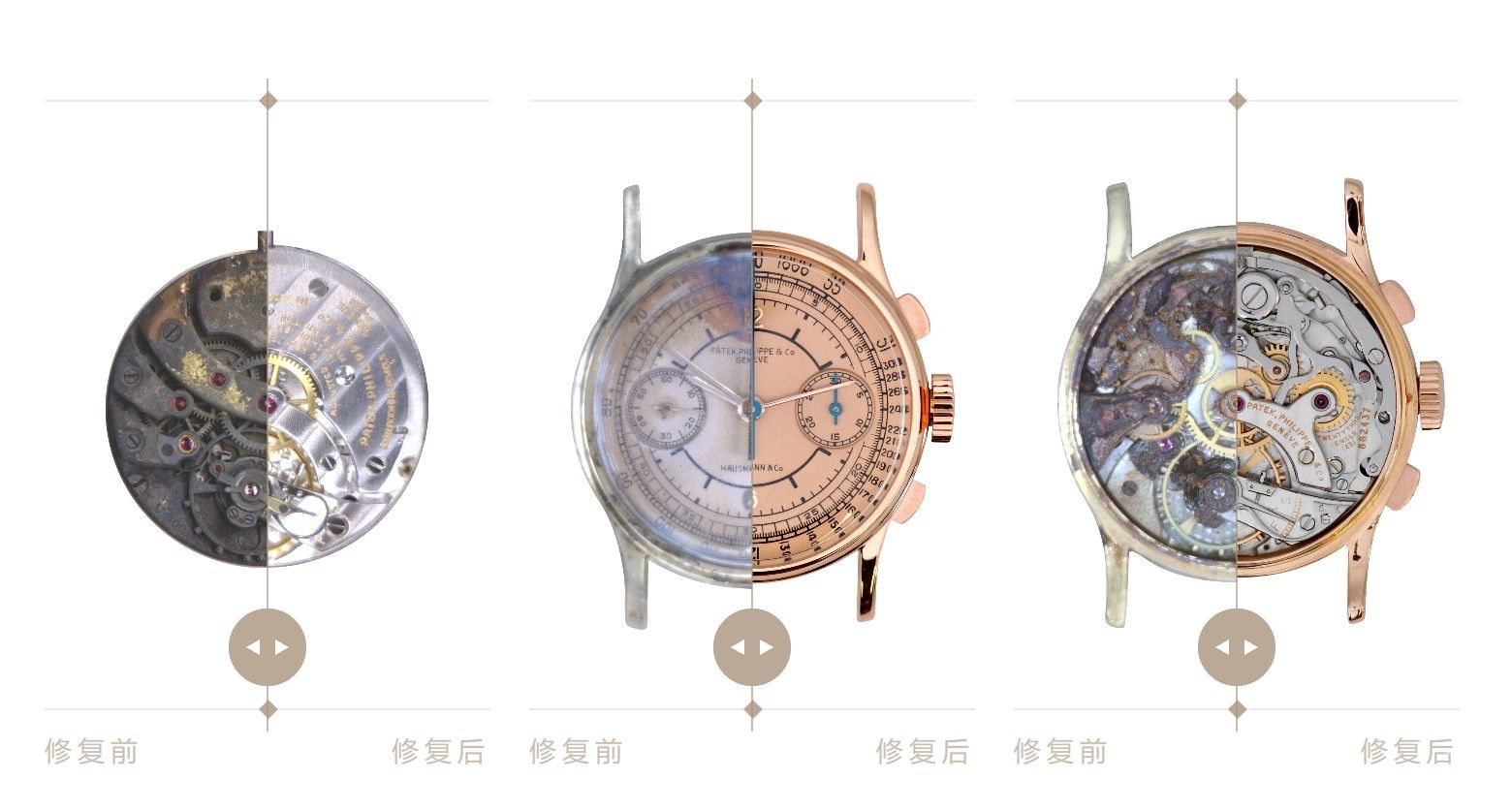 百达翡丽手表维护保养-保养类型和修复