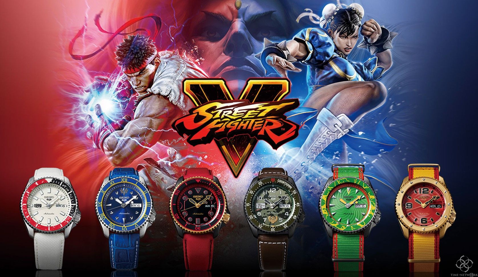 精工手表发布著名的“街头霸王”系列手表