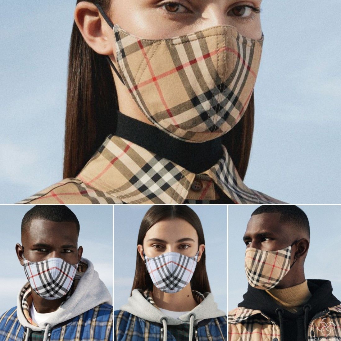 Burberry推出第一批时尚口罩，仅在网上发售！