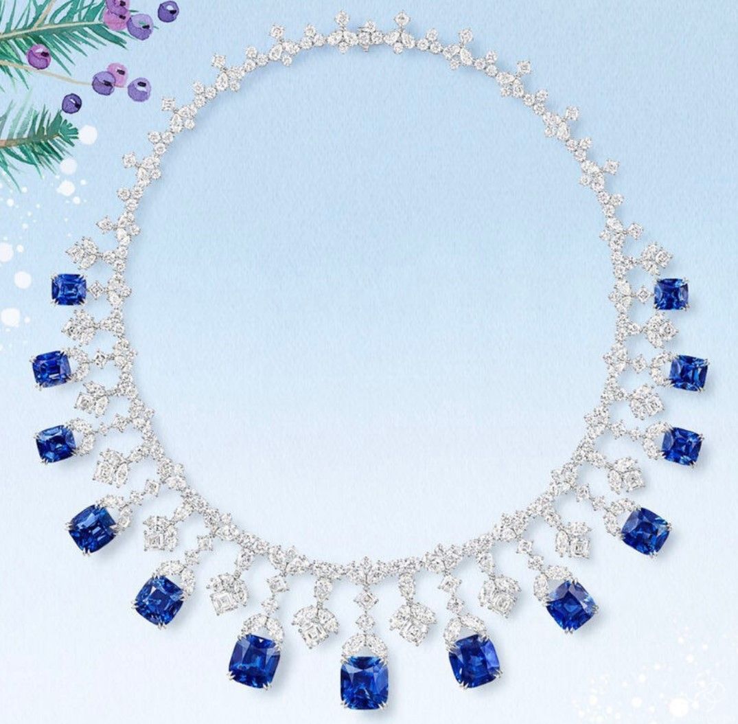 ​蓝色顶级珠宝欣赏